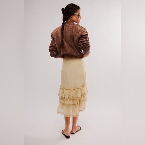 Free people Calliope Ruffle Midi Skirt - Picture 6 of 10